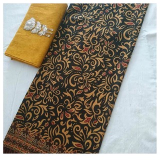 Tela Kebaya Batik tela Prada Coupe conjunto en relieve Primis algodón Insights dama de honor uniforme de las mujeres S.35