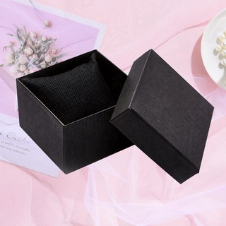 Caja de regalo de Color negro liso para relojes