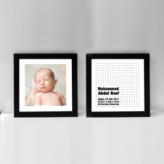 Biodatos de bebé personalizados (precio por unidad)