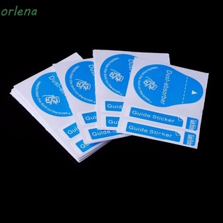 ORLENA Mobile Phone Accessories Dust Removal Sticker Camera Lens Cell Phone Dust Absorber Screen Cleaning Tool Tempered Glass Tablet PC Screen Cleaner Dust-absorber Guide Sticker LCD Screens Dust Papers