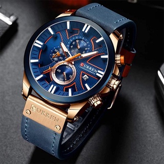 Reloj Curren Hombre, Análogo, Fechador, Extensible Ajustable Azul marino (2)