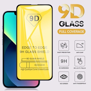 Protector de pantalla de vidrio templado con pegamento completo para iPhone 13 12 11 Pro Max X XS XR 6 6S 7 8 Plus SE 2020