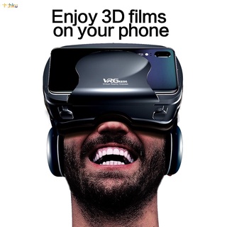 * VRG Pro Gafas VR 3D Realidad Virtual Pantalla Completa Visual Gran Angular Para Dispositivos Inteligentes De 5 A 7 Pulgadas shthku