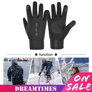 guantes antideslizantes impermeables para ciclismo al aire libre, color negro (6)
