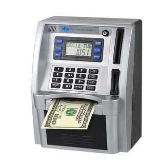 Simulación Mini cajero automático caja de contraseña electrónica banco de dinero ee.uu. efectivo factura moneda puede ahorrar bancos