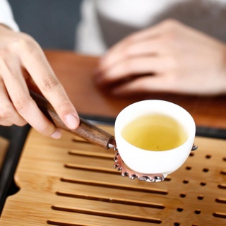 Moda hogar caballeros mango largo taza de té tenedor conjunto de Kung Fu té suministros