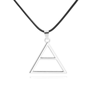 30 Seconds to Mars Men's Logo Triangle Pendant Necklace (1)