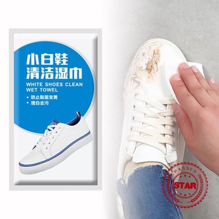 Juego de 10/30 pzs zapatillas de deporte desechables para limpiar portátiles/zapatos húmedas Q2K7
