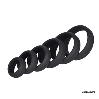 eas♞ 6 Different Size Rings Grade Soft Silicone Penis Rings Better Sex Ring Penis Ring