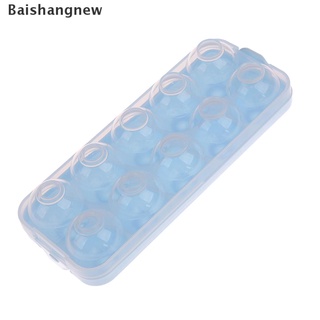【BSN】 10 Eggs Holder Food Storage Plastic Egg Box Refrigerator Egg Case Egg Container 【Baishangnew】