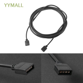 yymall universal cable de extensión de 4 pines enchufe led rgb conector de iluminación de alambre de la lámpara de la tira de la línea de luz