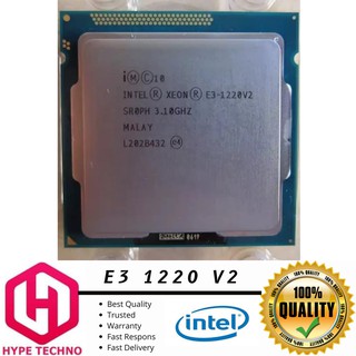 Intel Xeon E3 1220 V2-3.1GHz-3.5GHz - caché 8MB - 4 núcleos 4 hilos LGA 1155 - procesador de computadora de mejor calidad