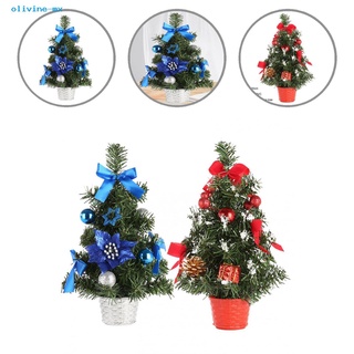 olivine.mx Eco-friendly Artificial Christmas Pine No Withering Small Christmas Tree Fantastic Table Decor