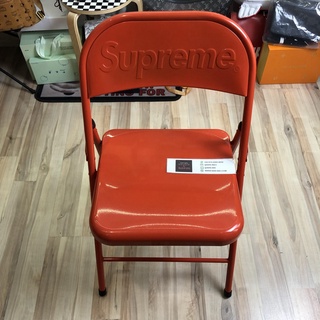 Fw20 Supreme Metal plegable silla roja/silla plegable roja suprema