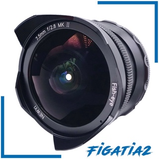 [FIGATIA2] Lente de ojo de pez de vidrio óptico mm F II lente de enfoque Manual de gran angular (1)