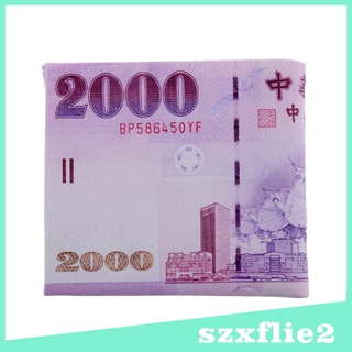 Funny JPY 10000 Yen - monedero plegable de cuero de la PU (6)