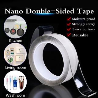 cinta lavable de doble cara nano pegamento invisible