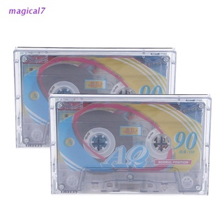 magical7 Recording for Speech Music Plastic Blank Audio Tape 2Pcs Empty Audio Tape
