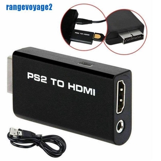 Adaptador Convertidor De Video PS2 A HDMI Con Salida De Audio De 3,5 Mm Para Monitor HDTV US [br]