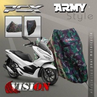 Cubierta de la motocicleta del ejército/LORENG MIO XRIDE AEROX ADV PCX BEAT SCOOPY LEXI VARIO NMAX impermeable (5)
