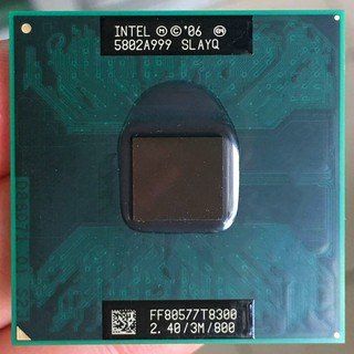 Procesador Intel Core De Cpu 2 Duo T8300 Slapa Slayq 2.4ghz doble-color doble-Thread