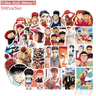 ❉ Slam Dunk - serie 01 Anime Sakuragi Hanamichi Kaede Rukawa pegatinas ❉ 50 unids/Set DIY moda mixto equipaje portátil Skateboard Doodle pegatinas