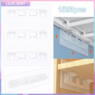 Lilac soporte adhesivo Para estante/soporte De armario sin capa con tornillo De Gancho