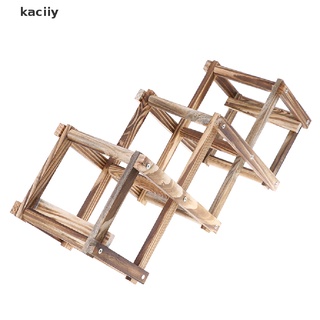 kaciiy - estante de madera para vino tinto (5/6/10, soporte para botellas, barra, estante plegable mx) (8)