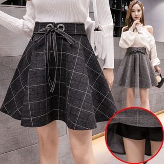 Cintura alta ins bolsa de cadera falda corta falda una línea de la mitad de la longitud de la falda de las mujeres de los [ins]a (6)