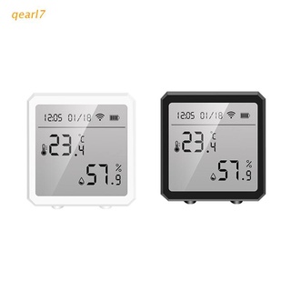 qearl7 - pantalla lcd con sensor de temperatura y humedad para comprobar el clima de la habitación