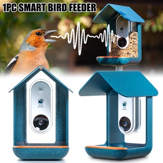 Alimentador Smart Birds Con Mini Cámara Y Ventana De Doble Cara Resistencia A La Intemperie Al Aire Libre