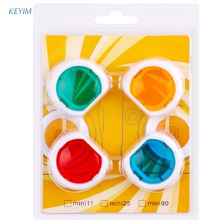 KEYIM Close Up Lens Filter Set 4 Pieces Color Filter Compatible with FujiInstax Mini 11 Instant Film Camera,Colorful Photo Accessory
