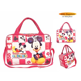 Lindo Mickey Minnie Mouse bolsa de viaje
