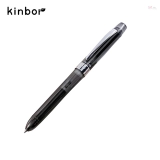 ^^ Kinbor bolígrafos giratorios Premium redondos bolígrafos de punta fina tinta negra firma recargable pluma de oficina estudio de negocios