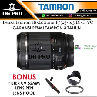 Lente Tamron 18-200Mm f/3.5-6.3 en II VC Tamron para cámara DSLR Canon NIKON - para NIKON