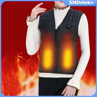 [rfokv] chaleco calentado, ropa de calefacción para hombres mujeres, ligera Chamarra de calor eléctrica usb con 3 niveles de calefacción, 5 calefacción (5)