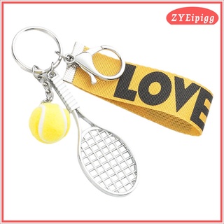 mini raqueta de tenis llavero ligero exquisito lindo encanto deportivo novedad pelota de tenis raqueta llavero regalo deportivo para