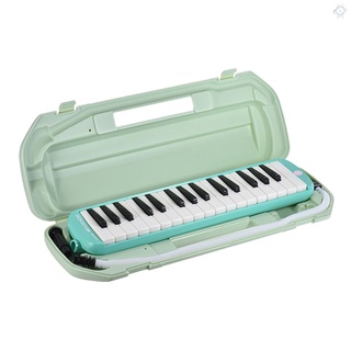 suzuki mx-32d melodion melodion pianica 32 teclas de piano instrumento de educación musical con boquilla larga y corta caso duro para estudiantes niños niños
