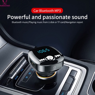 Transmisor inalámbrico Bluetooth 4.2 Fm manos libres reproductor Mp3 de coche cargador dual Usb