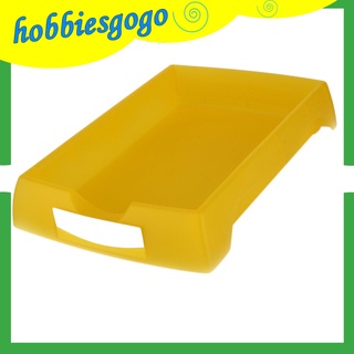 [hobbiesgogo] - cubos de almacenamiento de plástico apilable, bandejas de almacenamiento de plástico, 27 x 19 x 5 cm (10,5 x 19 x 5 cm)