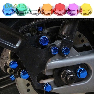 DAZUES Modification Accessories Motorcycle Head Screw Cover Ornamental Molding Car Styling Motorcycle Screw Cap for Kawasaki Plating Design Motorcycle Decorative Parts Plastic Motorcycle Accessories for Honda Screw Bolt Cover/Multicolor (1)