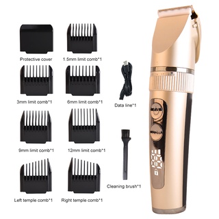 Hairstyle Clippers Clippers Hair Styling afeitado 2 colores acero inoxidable portátil moda
