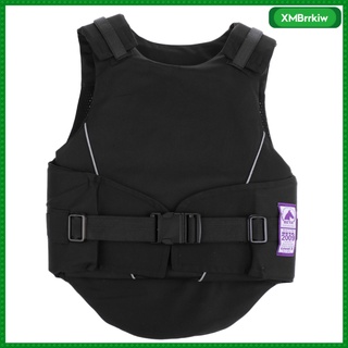 [RKIW] Kids Horse Riding Safety Eventing Equestrian Protective Vest Body Protector for Boys and Girls, Equestrian Supplies,