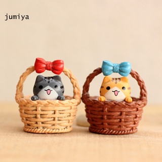 Jy resina gato figura resina Micro-paisaje gato adornos ampliamente aplicados para pastel (2)