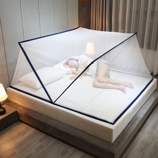 mosquitera plegable sin fondo portátil antimosquitos ventana tienda plegable cama cama toldo en la cama mosquitera cama de bebé (1)