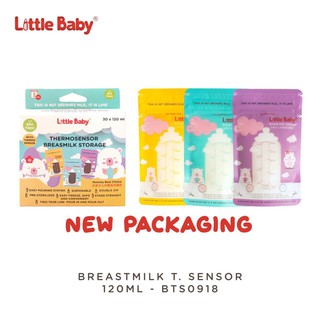 Little BABY - bolsa de almacenamiento de leche materna con Sensor de calor, almacenamiento de leche materna con Sensor termo (120 ML)
