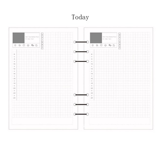4everU A5/A6 Carpeta De Papel De Repuesto Con 6 Agujeros Para Cuaderno/Diario/Programador/Planificador/Insertar/45 Hojas (6)