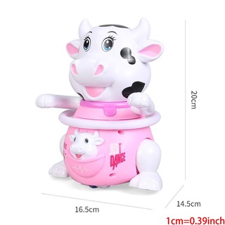 felicitar mini robot juguete música baile regalo divertido juguetes lindo vaca interesante regalo (2)