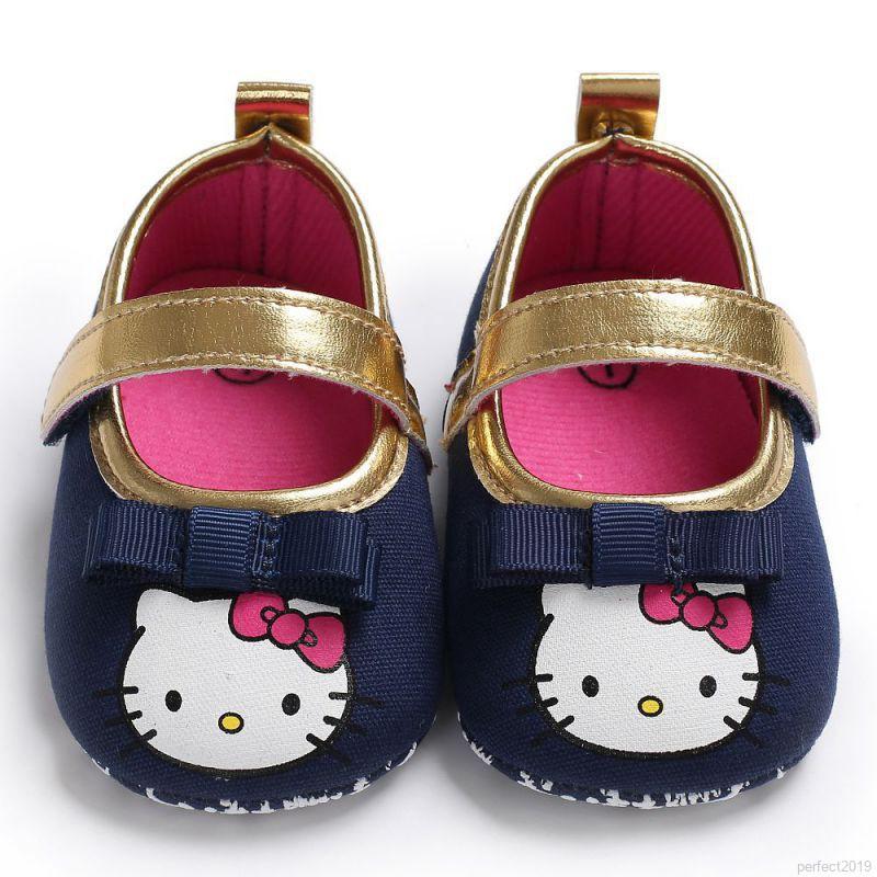 Perfecto bebé niña suela suave zapatos Hello Kitty zapatos sandalias de verano