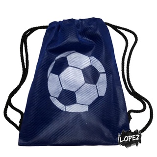 Bolsa de red de fútbol/bolsa de cuerda bola de fútbol/deportivo lópez bolsa de fútbol con cordón